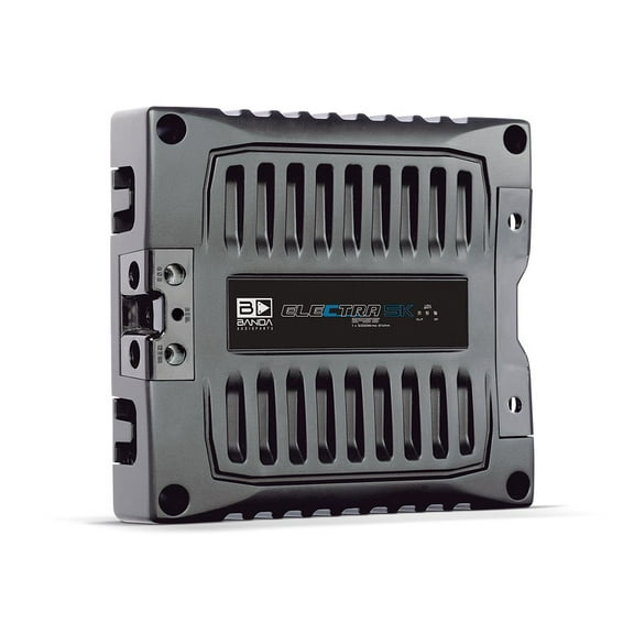 Banda Electra 5K1 Black 5000W Mono 1-Ohm Car Amplifier Bass Boost LPF HPF