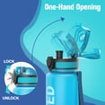 thumbnail image 3 of Botella de agua Sahara Sailor, 950 ml, Tritan, sin BPA, con marcador de tiempo, 3 of 7