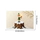 thumbnail image 3 of Felpudo con bordado estereoscópico navideño | Alfombra absorbente y antideslizante para cocina y baño | Alfombra antisuciedad | Poliéster multicolor | 40 x 60 cm, 3 of 5