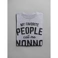 thumbnail image 3 of My Fav People Call Me Nonno Men T-Shirt, Male Large, 3 of 4