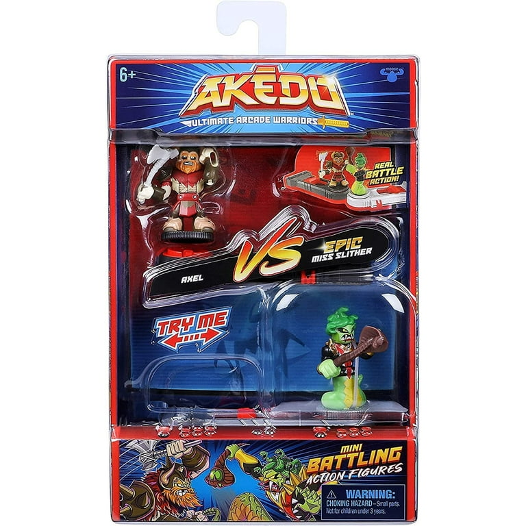 AKEDO 2点 8体 Amazon.com: Akedo Ultimate Arcade Warriors Bundle - Mini