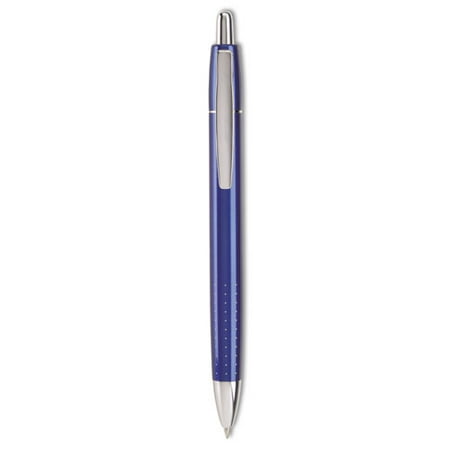Axiom Premium Ballpoint Pen, Retractable, Medium 1 Mm, Blue Ink, Cobalt Blue Barrel | Bundle of 2 Each