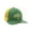 Kelly Gold, variant on Baseball Trucker Hat St. Patrick Day 3D Lucky Clover Structured Mid Profile Cap, Clover Black White Hat