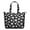 Black White Tiny, variant on Purple Sun Moon Cloud Star Pattern Travel Tote Bags for Women Carry On,Large Weekender Bags for Women Travel,Multi Functional Duffle Bag for Work,Shopping,Sports