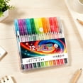 thumbnail image 4 of Kilougeis 2026 New Glitter Gel Pens Set – 12 Vibrant Colors,Colored Gel Pens,Soft Grip Pens for Adult Coloring,Art And Fine Lines, 4 of 4