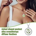 thumbnail image 4 of Agiferg Silver Hollow Alloy Aromatherapy Essential Oil Diffuser Necklace Box Pendant, 4 of 5