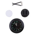 thumbnail image 2 of Universal Car Air Vent Reloj de Auto Interior Watch Luminous Clock negro Baoblaze Reloj del tablero de instrumentos del coche, 2 of 7