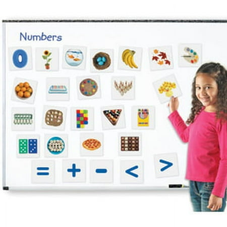 Learning Resources Double-Sided Magnetic Numbers