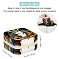 thumbnail image 5 of Unicorn Sunflower Travel Portable Square Display Case Decorative Box Jewelry Stand Earring Holder for Girls and Women: Stores Rings, Earrings, Necklaces, Bracelets, and More, 5 of 6