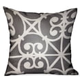 thumbnail image 1 of Plutus Abalone Truffle Grey Chevron Cojínde lujo para exteriores / interiores, doble cara, 12 "x 20" Plutus PBDUO106-1220-DP, 1 of 2