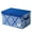blue, variant on Storage Box with Double Lid, Large Capacity Foldable Fabric Storage Box with Removable Divider for Home Bedroom Office