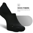 thumbnail image 6 of Feetures Elite Light Cushion Invisible Socks - Anti-Slip Sport Sock Liner with Targeted Compression - Black, XL (1 Pair), 6 of 8