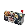 thumbnail image 3 of PHELIKA Dog Wearing Sunglasses Driving Car 02 Magnetic Mailbox Covers Standard Size 21"H x 18"W, 3 of 8