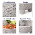thumbnail image 3 of Molcajete Bluelander de Piedra Volcánica, 23 cm, 3 of 5
