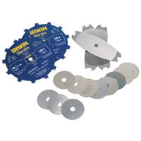 IRWIN 1811865 Circular Saw Blade Set, 5/8 in Arbor, Carbide