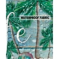 thumbnail image 5 of Pack of 2 Outdoor Pillow Covers, Summer Tropical Palm Tree on Blue Wooden Board Waterproof Square Throw Pillowcase Cushion Decorative Pillow Covers for Couch Patio Tent, 24x24 in, 5 of 6