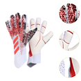 thumbnail image 6 of Tnarru Kids Goalkeeper Gloves 3D Convex Trendy Lightweight Sports Equipments Goalie Gloves for Boys Girls Football Lovers 8 Size Red, 6 of 10
