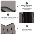 thumbnail image 4 of Men Long Wallet PU Leather Multiple Slots Buckle Design Men Purse with Wrist Strap, 4 of 5