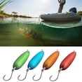 thumbnail image 3 of NIBOLOG 5Pcs 5g/15g Fishing Hard Baits Sequin with Feather Sharp Hook Anti-escape Stainless Angling Attract Attention Saltwater Freshwater Treble Hook Baits Fishing Supplies, 3 of 8