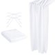 thumbnail image 1 of 10 Pies Chifón Mesa Camino, 28 x 120 Pulgadas Rústico Gasa Mantel Transparente Boda Mesa Camino para Boda Nupcial Fiesta Mesa Decoraciones, Blanqueador Blanco, 1 of 6