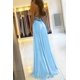 thumbnail image 3 of Vestidos de novia elegantes de satén de corte A y largos para mujer, 3 of 4