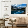 thumbnail image 5 of Elephant Stock Moraine Lake In The Valley Wall Art - Horizontal Canvas Wall Art - Living Room Wall Decor - Nature Canvas - Gray And Blue Decor - 45" x 30", 5 of 8