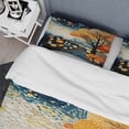 thumbnail image 4 of Designart "Dynamic Duality Colorful Mid Century Harmony V" Abstract Bedding Covert Set - Abstract Midcentury Multi-Color Mid-Century Bed Set With 2 Shams, 4 of 6