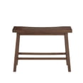 thumbnail image 3 of Pemberly Row Wood Backless Bench in Chestnut Wire-Brush Finish, 3 of 6