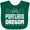 Green, variant on Inktastic Portland Oregon Biking Boys or Girls Baby Bib