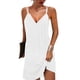 thumbnail image 5 of Vestido sexy informal con tirantes de lunares y escote en V de fibra de poliéster para mujer, 5 of 7