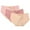 Pink, variant on Wancir 3PC Maternity Underwear Cotton Pregnancy Postpartum Underwear Maternity Panties Under the Bump Bikinis