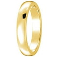 thumbnail image 3 of Dome Comfort Fit Wedding Ring Band 14k Yellow Gold (3mm), 3 of 3