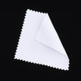 thumbnail image 3 of Silver Polishing Cloth Jewelry Cleaning Cloth Sterling Silver Anti-Cleaner Square White 8x8x0.05cm DIY, 3 of 6
