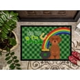 thumbnail image 3 of Wirehair Red Dachshund St. Patrick's Day Indoor or Outdoor Mat 24x36 36 in x 24 in, 3 of 5