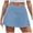 Sky Blue, variant on Womens Tennis Skirt High Waisted Golf Skort with 2 Pockets Stretchy Athletic Skirts Workout Running (Sky Blue, M)