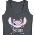 thumbnail image 3 of Disney - Lilo & Stitch - Angel's A Pastel Cutie - Women's Racerback Tank Top, 3 of 5