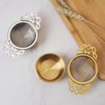 thumbnail image 5 of Stainless Steel Tea Infuser with Lace Double Handle, Fine Mesh Tea Strainer(Gold), 5 of 5