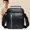 Black, variant on Bxaolu Messenger Bag for Men, Small Leather Sling Shoulder Bag Crossbody Pack for Men, Vintage PU Leather Satchel Pouch, Man Purse, Black