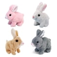 thumbnail image 2 of YINKUU Bunny Toys Educational Interactive Toys Bunnies Can Walk and Talk,Bunny Stuffed Animal, Easter Plush Bunny, Walking, Hopping, Wiggle Ears, Twitch Nose, Sounds for Kids, 2 of 16