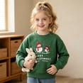 thumbnail image 5 of Gubotare Boys Crewneck Sweatshirt Toddler Boy Sweater Sweatshirt Kids Boys Girls Solid Color Long Sleeve Cotton Crewneck Pullover Top Size 8-9 (Green,8-9 Years), 5 of 7