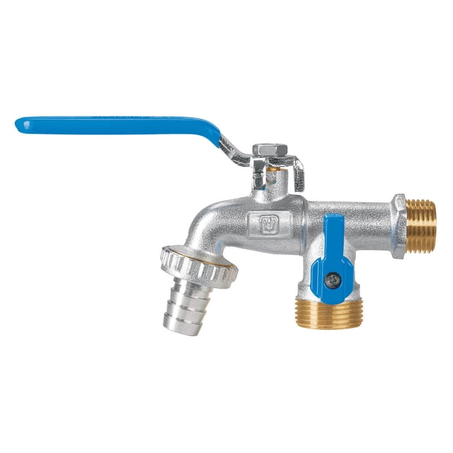 Llave de esfera doble salida 1/2' de latón, Foset Foset Foset LLED-265L