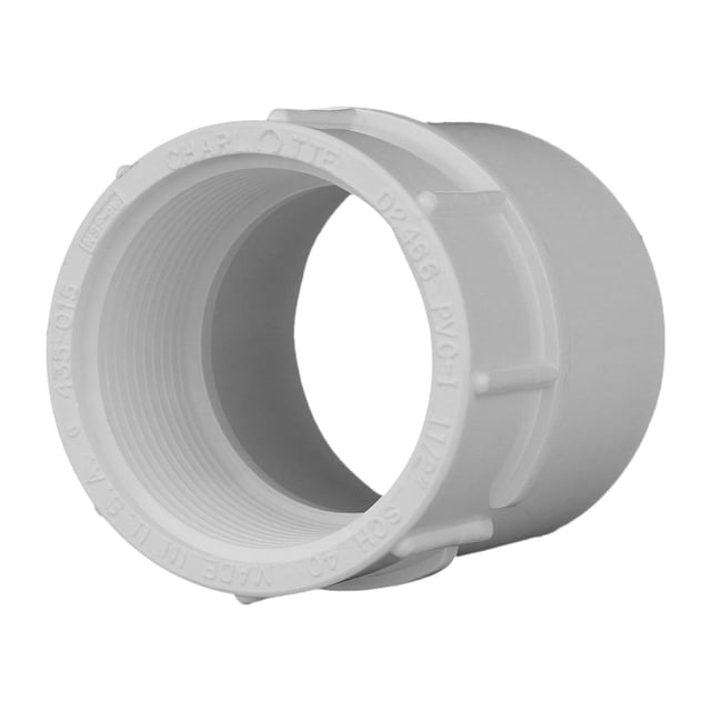 Adaptador hembra SXFPT SCH 40 de Charlotte Pipe de 1.5 pulgadas