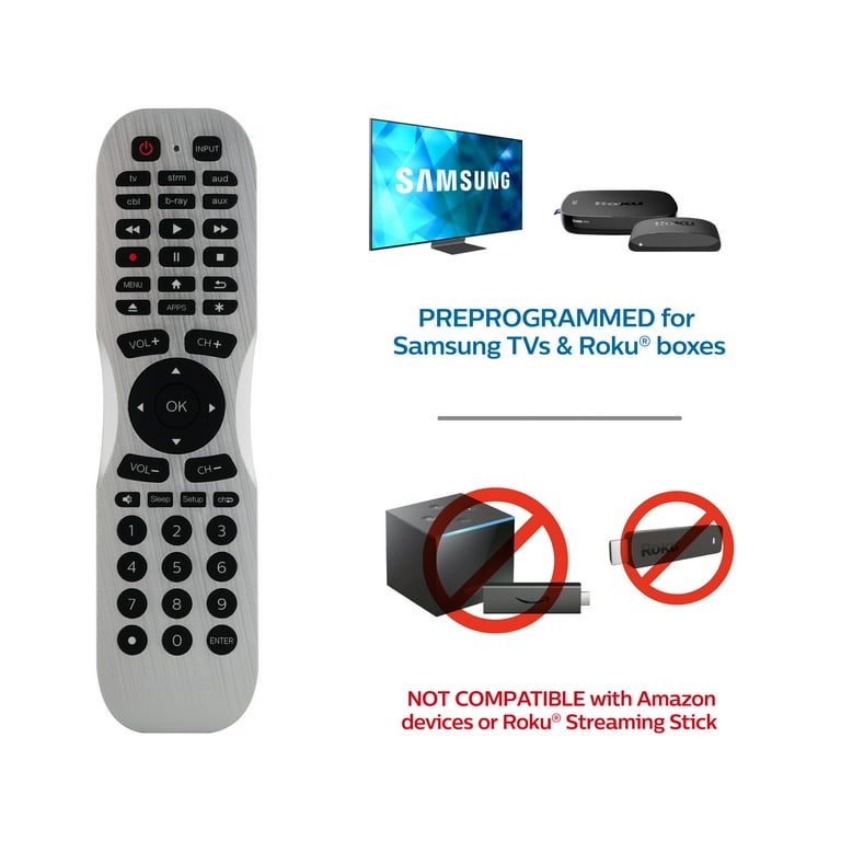 Philips 6-Device Universal TV Remote Control with Find-It