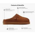 thumbnail image 6 of Fireside By Dearfoams Women's Greta Genuine Shearling Clog Slipper, 6 of 6
