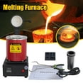 thumbnail image 5 of Gold Smelting Furnace 3KG Electric Smelting Furnace with Graphite Crucible 1400W 2102 Metal Foundry Melting Furnace Machine lovely, 5 of 9