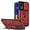 Red, variant on Case for Xiaomi Redmi Note 11 4G (Not 5G) with Slide Camera Cover, Heavy Duty Military Grade Protection Phone Case with Ring Stand for Xiaomi Redmi Note 11 4G/Redmi Note 11S SJ Red