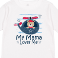 thumbnail image 4 of Inktastic My Mama Loves Me Boys Helicopter Boys Long Sleeve Toddler T-Shirt, 4 of 5