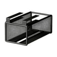 thumbnail image 1 of Soporte de tejido de cocina Soporte de papel higiénico bajo almacenamiento en estante Multifunción Toalla de toallas de toalla de toalla de papel para Vertical negro, 1 of 8