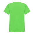thumbnail image 2 of Alvivi Kids Boys Casual Short Sleeve Pure Cotton T-shirt School Uniform Top Toddler Baseball Tee Green 5-6, 2 of 5