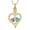 Gold-purple skyblue, variant on Cremation Jewelry Heart Birthstone Urn Necklace for Ashes Couple Pendant Necklace for Women Keepsake Urn Memorial Ash Jewelry